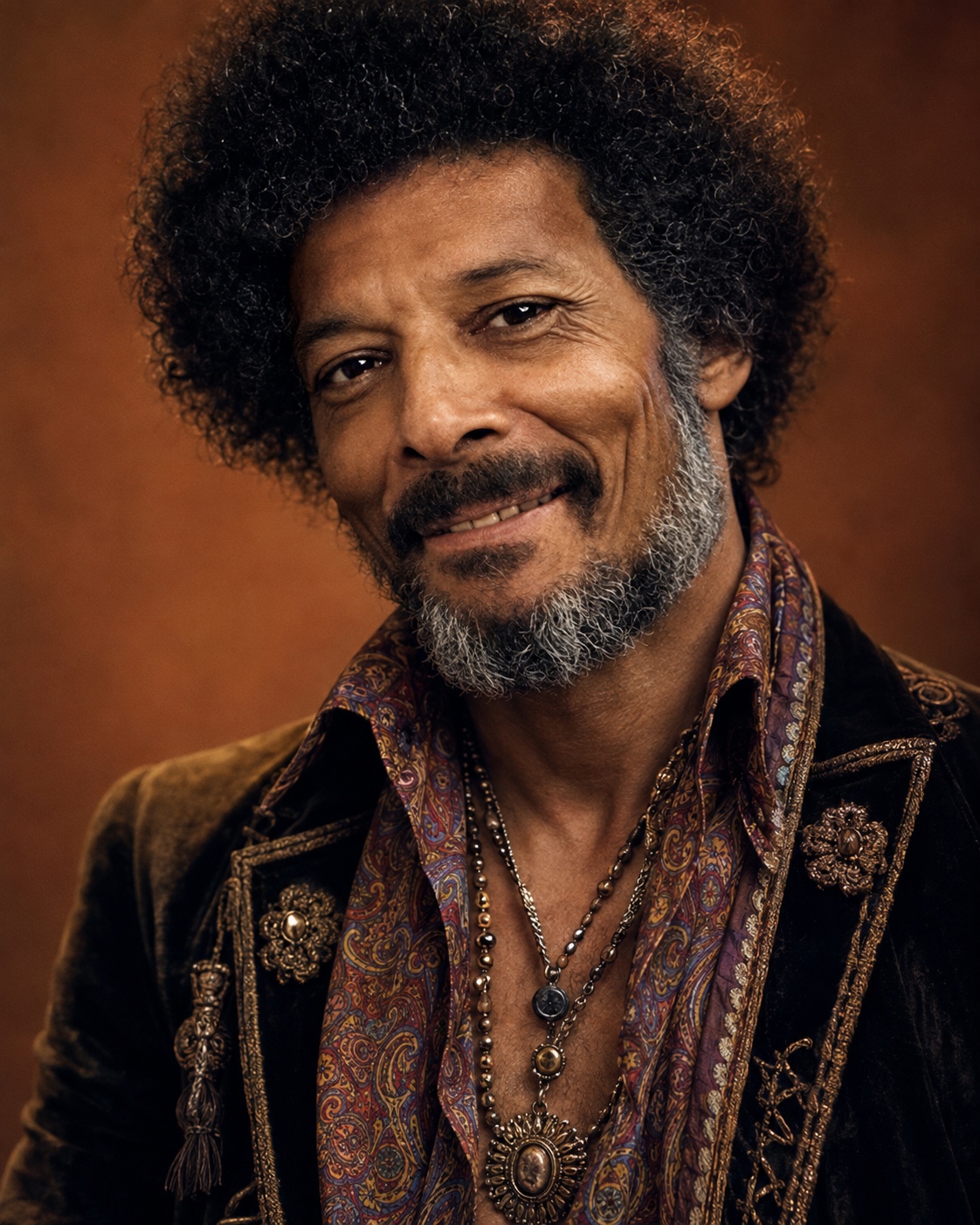 1970s-style portrait of Derek