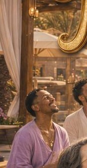 Marcus in the original retreat art