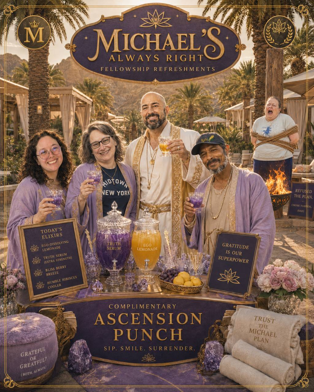 Original Fellowship Refreshments poster